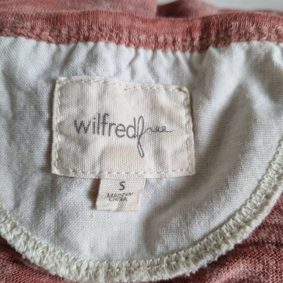 Wilfred Free Burnout Elbow Patch Long Sleeve Shirt Size S - Picture 4 of 6